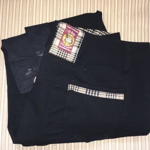 5/A Baker plaid 30 black breeches riding pants